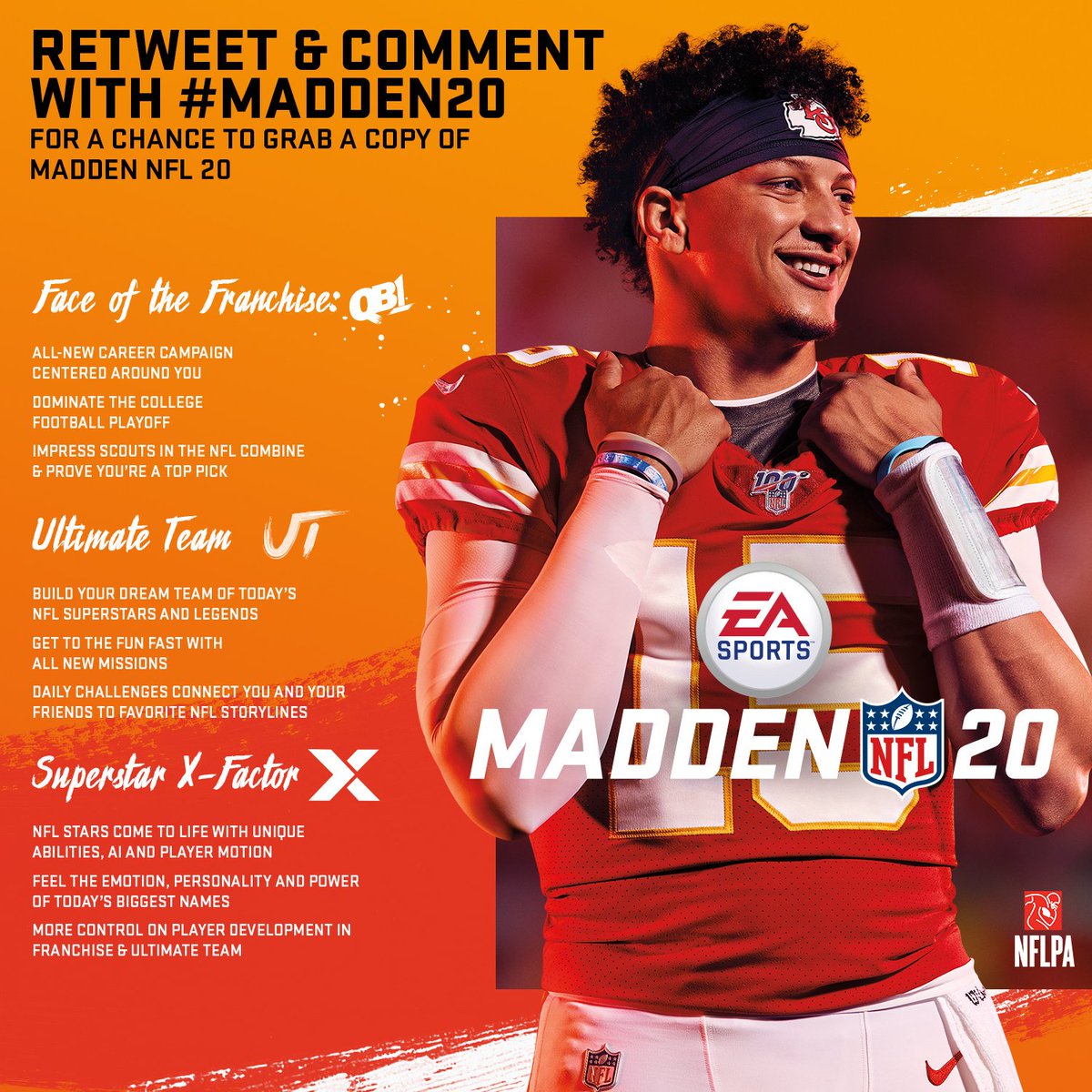 Giving away codes for a full version of #Madden20 (XBox One or PS4) this week. RT this, comment with your system and follow for a chance to win!