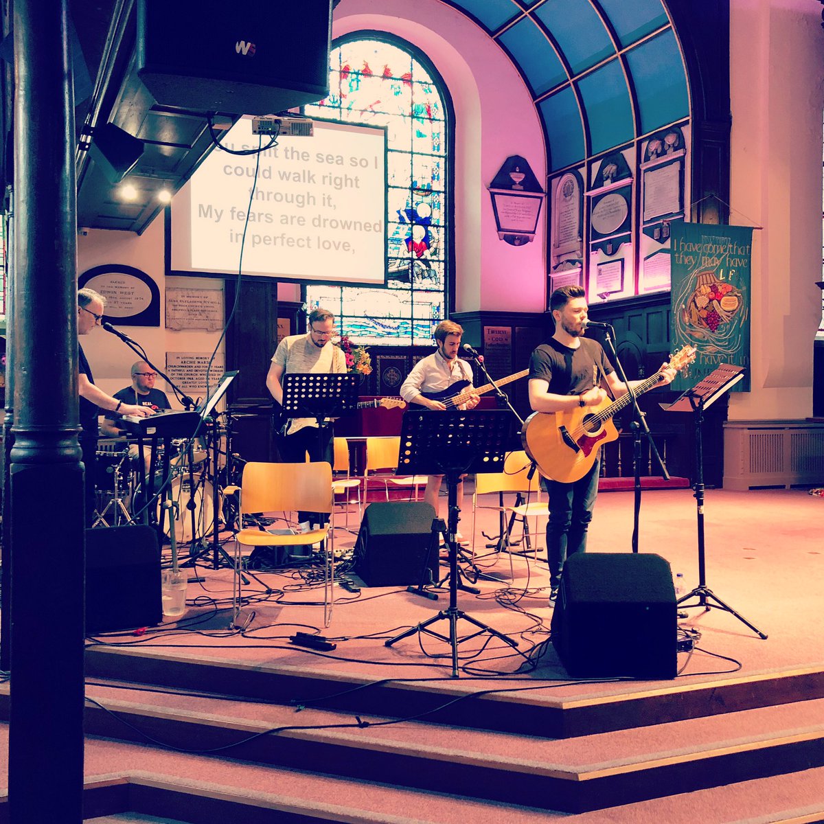 CBCWorshipUK's tweet photo. We had a great time leading worship @stgdeal yesterday morning. It’s always an honour to join with other church families to spend time in His presence. https://t.co/WU5sK1tSfk