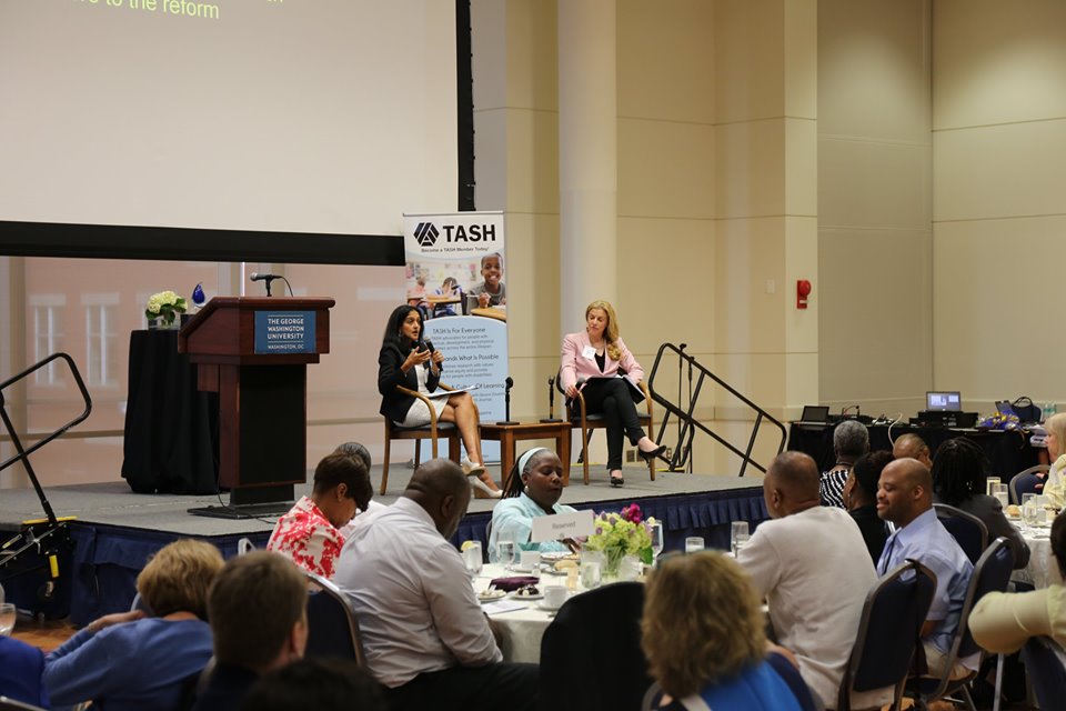 InclusivityWins's tweet photo. We would like to thank @vanitaguptaCR and @TASHtweet  for the brilliant discussion with, our own, Gina Kline! We were so happy to be a sponsor of their 2019 Outstanding Leadership in Disability Law Symposium and Awards Dinner honoring Barbara Ransom. https://t.co/gLzTraajRQ