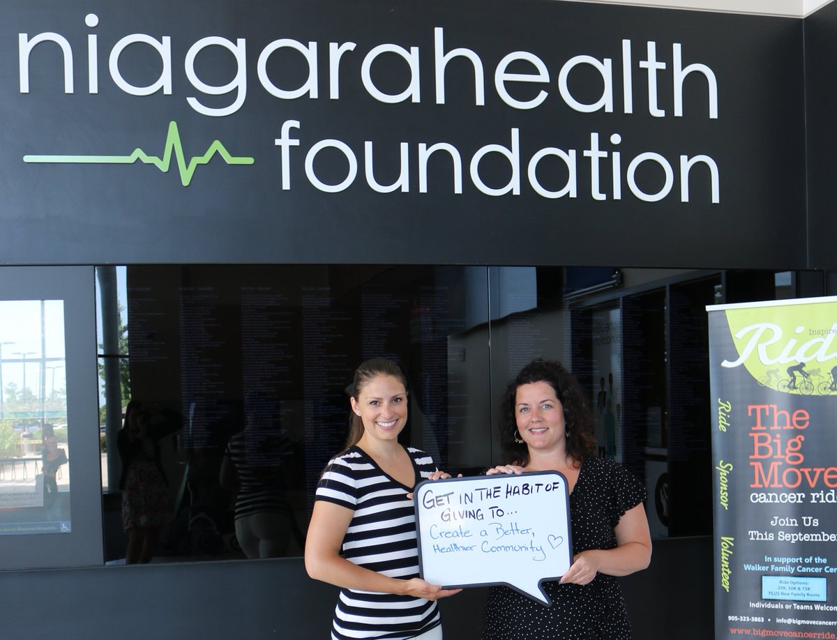 A big Thank you to our friends Vanessa and Catherine from <a href="/wellness_bodhi/">Bodhi Yoga Wellness</a> who hosted a Sip &amp; Stretch at <a href="/HenryofPelham/">Henry of Pelham</a> benefitting Niagara Health Foundation! They wanted to #GetInTheHabitOfGiving to "Create a better, healthier community"! How will you Get In The Habit of Giving?