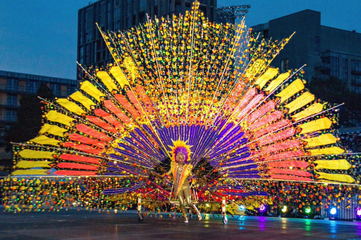 GoTOCarnival's tweet photo. Prepping for King & Queen Aug 1, 2019.โ Come see the handmade costumes of the 10+ competing bands at Lamport Stadium from 6pm to midnight.
Tickets are now 90% sold, grab yours via https://t.co/AGTuDk3MOK.
โ โ
#TOCarnival #RespectTheMas https://t.co/qMH6lZrYPz