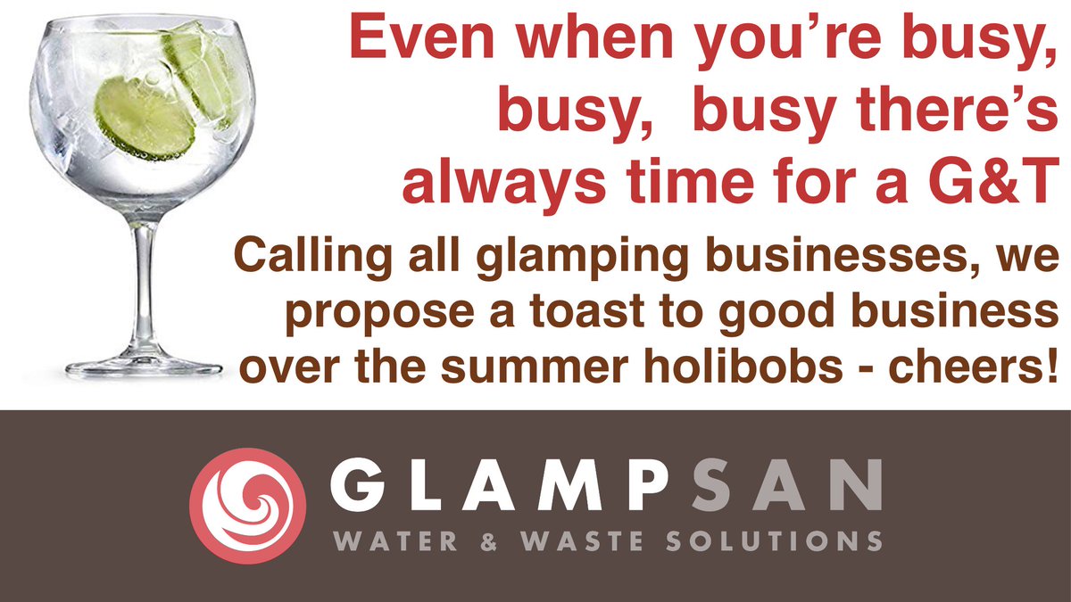 glampsan's tweet photo. ... and whilst you find that moment to relax with that well deserved G&T, why not read our glamping blogs https://t.co/OzWCHsSrWx. They’re fun and informative.
#flattanks #wastesanitation #effluenttank https://t.co/xycESbnhSF