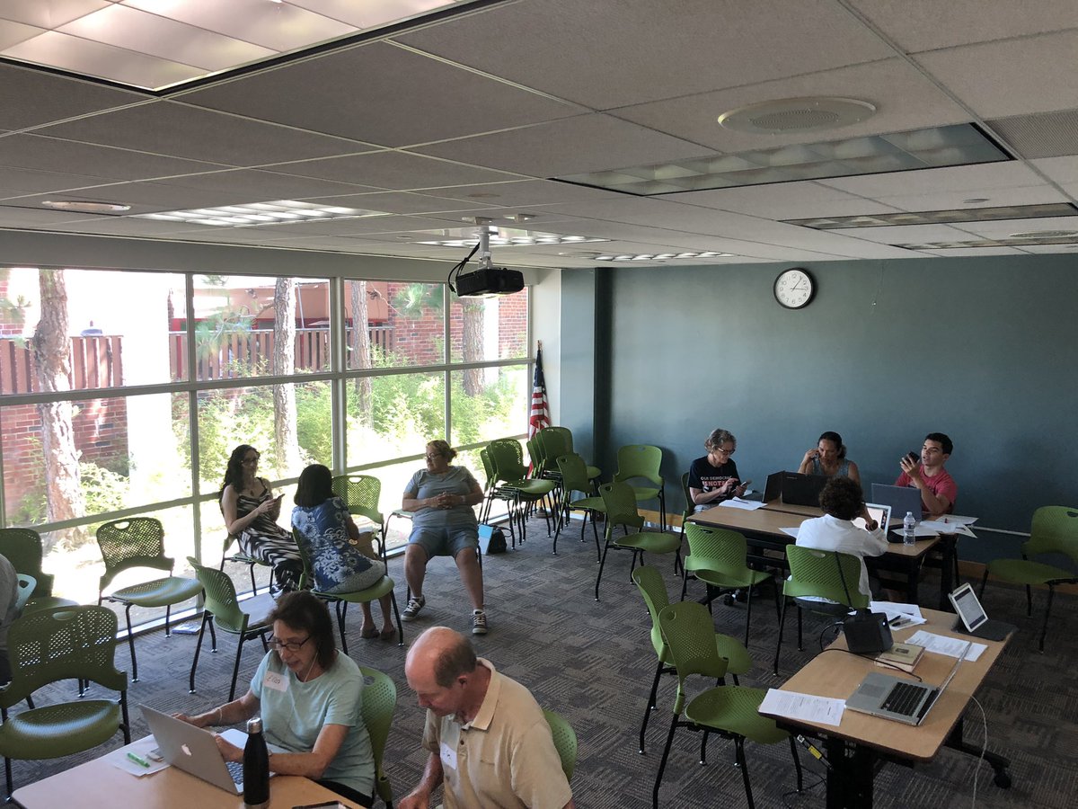 #SDPWeekendOfAction Our amazing @Sister_District volunteers phonebanking into #VA on behalf of @shelly_simonds after FaceTiming with the candidate and getting fired up.  #BlueWave #ItStartsWithStates