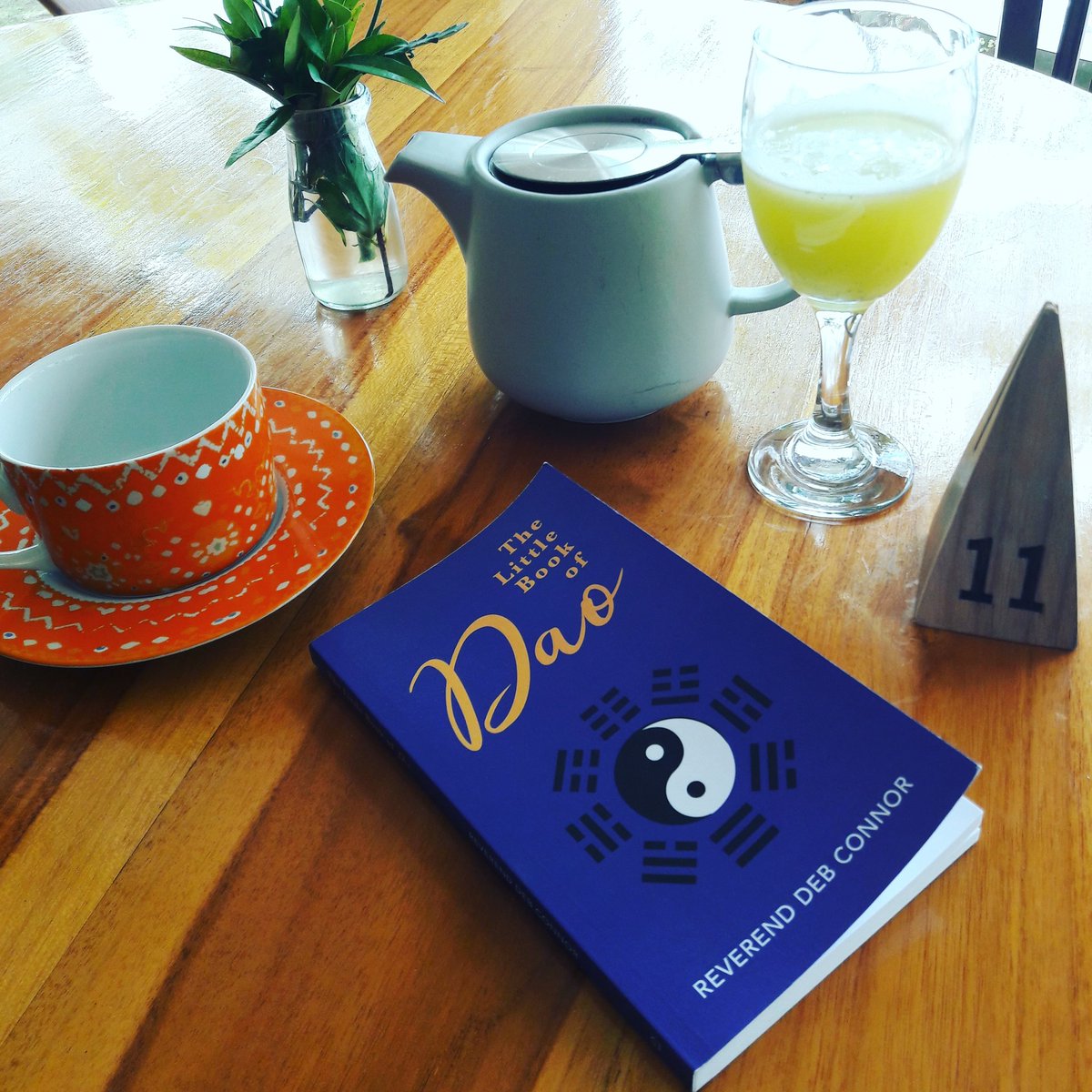 deb_connor's tweet photo. A perfect day- relaxing with fresh juice, healing tea &amp; a copy of The Little Book of Dao before a sound healing session @Pyramidsofchi #TheLittleBookOfDao #ThatGuysHouse #PyramidsOfChi #Bali #Tea #SoundHealing #RevDeb https://t.co/3hCtyymxiS