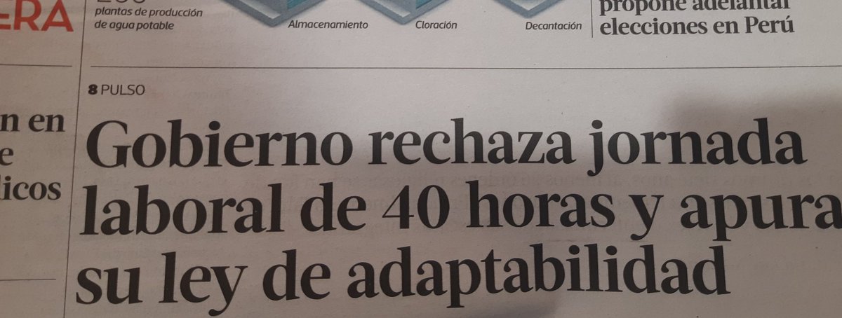 El gobierno de derecha rechaza proyecto para reducir jornada laboral de 45 a 40 hrs. semanales. No me extraña en absoluto, pero sepan que lo seguiremos peleando cada vez con más fuerza y convicción por las y los trabajadores de Chile y sus familias.