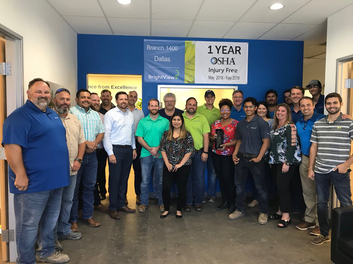 BrightView's tweet photo. BrightView was recently honored with the Turner Construction Outstanding Performer Award. We received this award for our work on Trammell Crow and Legacy Central Roadway in Dallas. Help us out by congratulating the team for their outstanding work! https://t.co/86MKPc8OWG