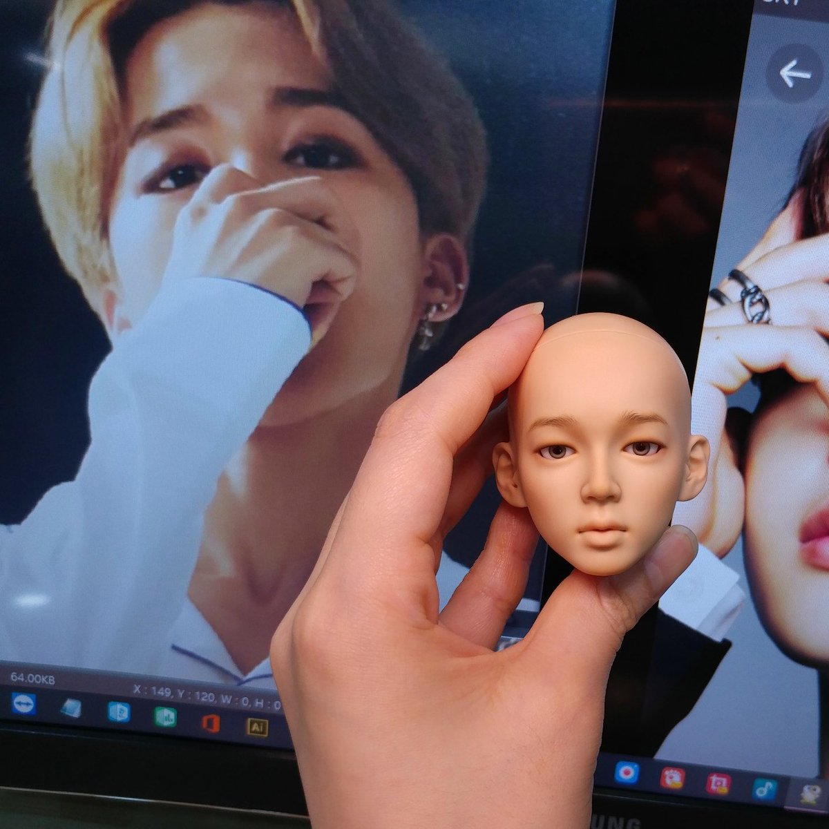 지민 메이크업은 내일이면 완성될것 같아요~😊
.
.
#BTS #Btsfanart #BTSDolls #btsdoll #kpopfanart #bjdmakeup #방탄소년단 #방탄소년단지민 #JIMIN #BTSJIMIN #방탄인형