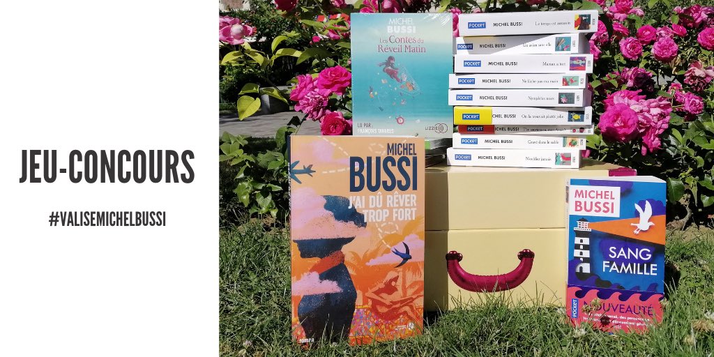 Les Presses de la Cité (@pressesdelacite) on Twitter photo #Concours ☀️
Cet été, participez à notre jeu-concours en partenariat avec <a href="/Pocket_Editions/">Pocket</a> pour tenter de gagner la valise de l’été avec tous les romans de <a href="/michelbussi/">Michel Bussi</a> ! ⛱
Pour jouer 👉RT + suivre <a href="/michelbussi/">Michel Bussi</a> et <a href="/PressesdelaCite/">Les Presses de la Cité</a>.
Fin du jeu le 20 août. #ValiseMichelBussi #Concours ☀️
Cet été, participez à notre jeu-concours en partenariat avec <a href="/Pocket_Editions/">Pocket</a> pour tenter de gagner la valise de l’été avec tous les romans de <a href="/michelbussi/">Michel Bussi</a> ! ⛱
Pour jouer 👉RT + suivre <a href="/michelbussi/">Michel Bussi</a> et <a href="/PressesdelaCite/">Les Presses de la Cité</a>.
Fin du jeu le 20 août. #ValiseMichelBussi