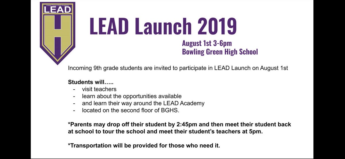 BGHSLEADacademy tweet picture