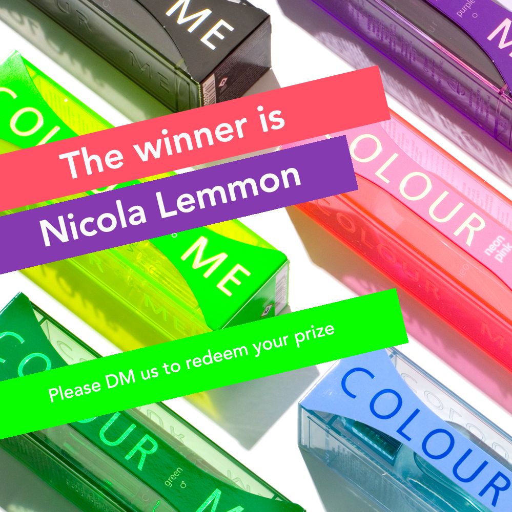 Congrats Nicola! 🎉 🎉 
You have won our competition!

Please DM us to redeem your prize! 😀 

#colourme #competition #winner #prize #giveaway