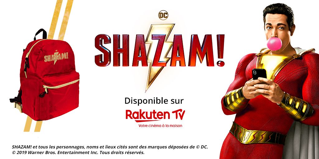 RakutenFrance's tweet photo. #Concours

Deuxième chance : À l'occasion de la sortie du film Shazam sur 
@RakutenTV_FR, tentez de remporter un sac à dos Shazam ! 🎈

Merci à @warnerbrosfr pour ce jeu concours 🎉

Pour participer : #RT + Follow + Follow @RakutenTV_FR
 
TAS : 07/08
https://t.co/soGwuhDDA2 https://t.co/X7dAGlcCYp