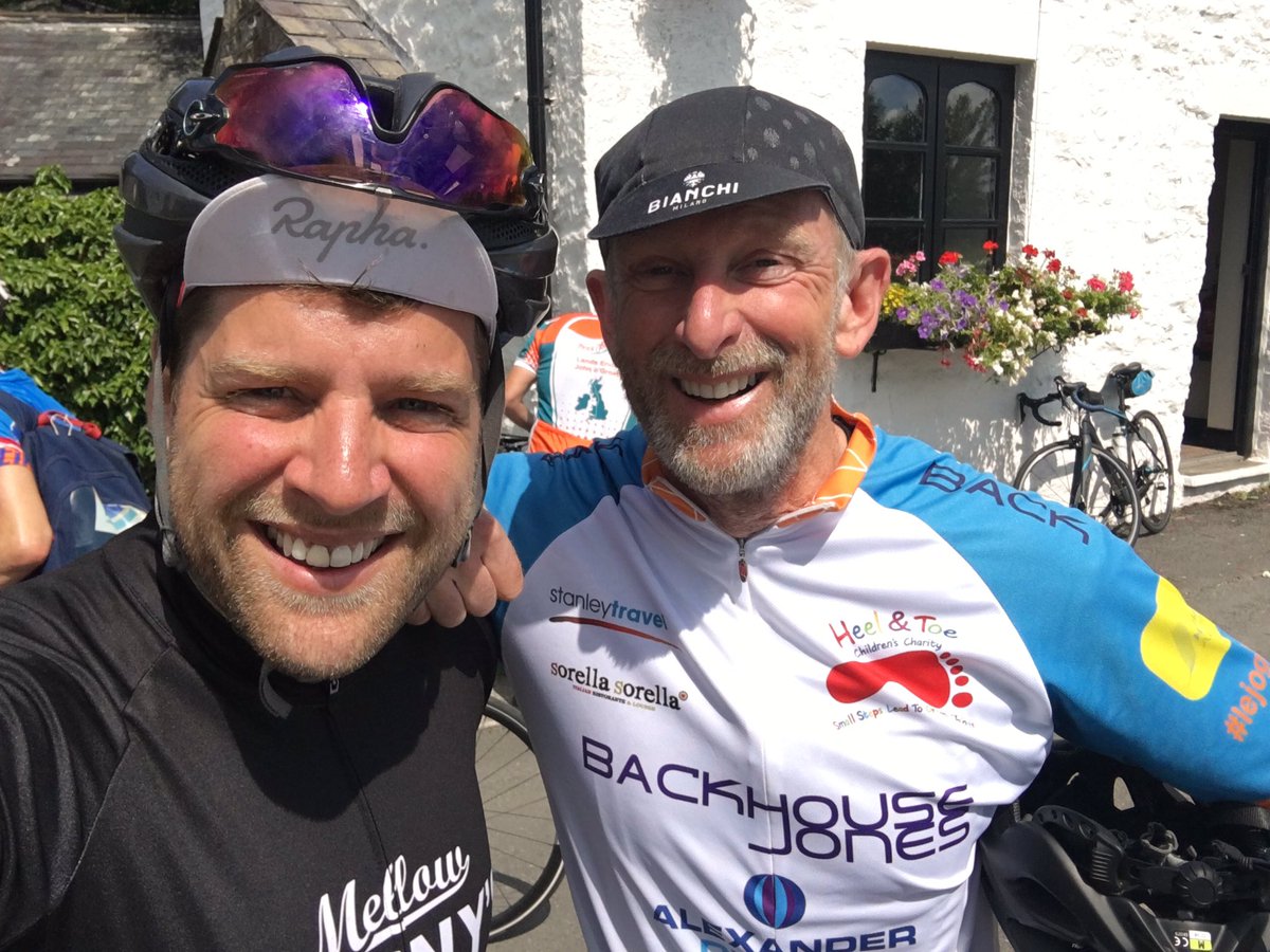 Great day out supporting @RAndrewScott from <a href="/stanley_travel/">Stanley Travel Ltd.</a> on his #LEJOG DAY 4 route. Rather glad that I haven’t got another 4 x 100mile days to go unlike him <a href="/backhousejones/">Backhouse Jones</a> <a href="/LittleMissLowra/">Laura Hadzik</a>