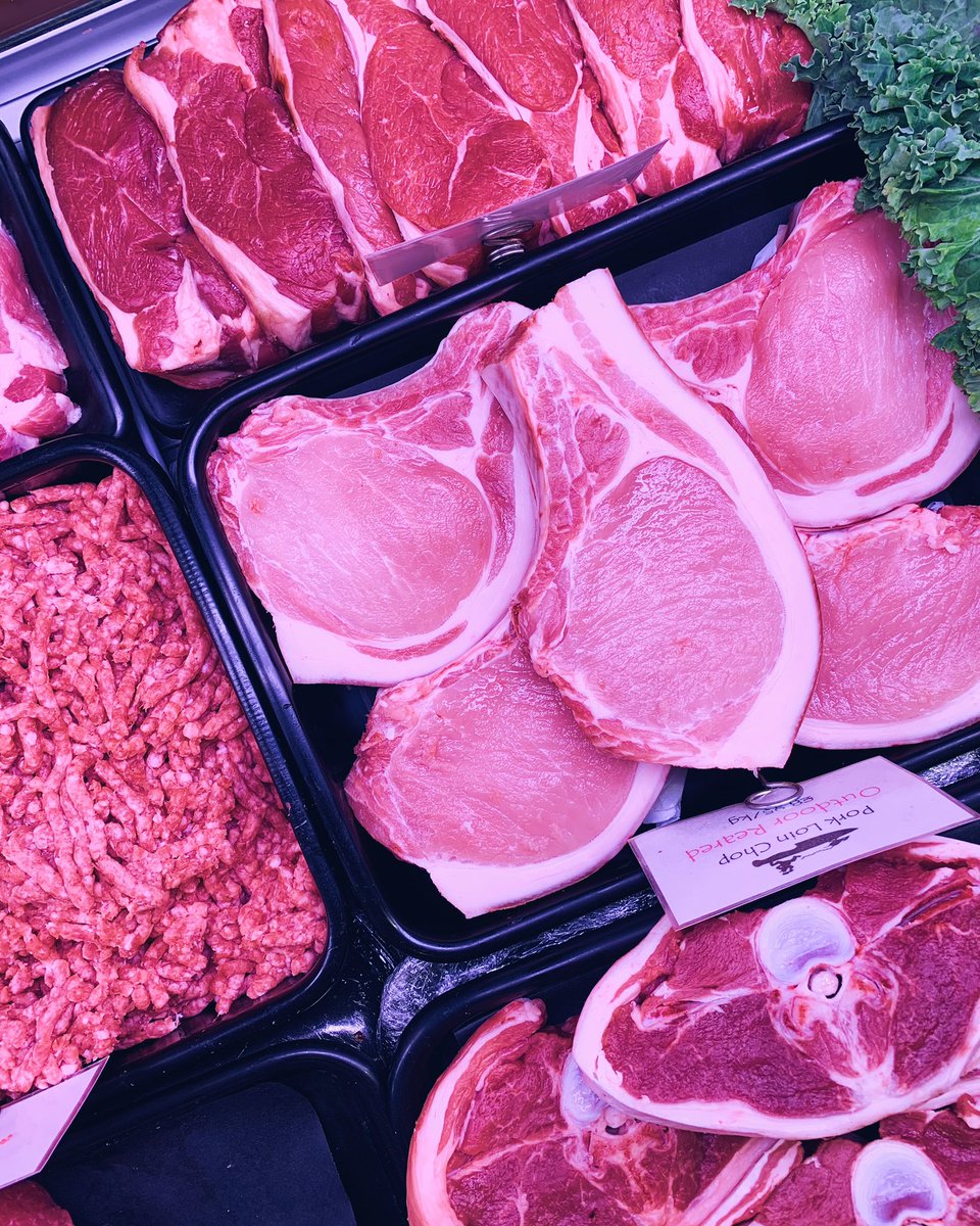ButchandProv's tweet photo. Chump steaks, loin chops and mince. Just a few pork cuts that we offer. Which do you prefer? 🐽 #GettingPiggyWithIt #Pork https://t.co/5HzyoAyiPa