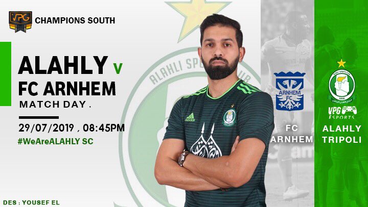 تـحدي جديد لأبناء الزعيم لـلـرياضات الإلـكترونية 🎮

حيث يبدا الدوري الأوروبي للدرجة الأولي اليوم و أول مواجهة للزعيم أمام ESPORTS ARNHEM 🏴󠁧󠁢󠁥󠁮󠁧󠁿 

بالتوفيق للأبطال في مشوارهم الجديد 💚🏆 

@VPGChampSouth <a href="/OfficialVPG/">Virtual Pro Gaming</a>