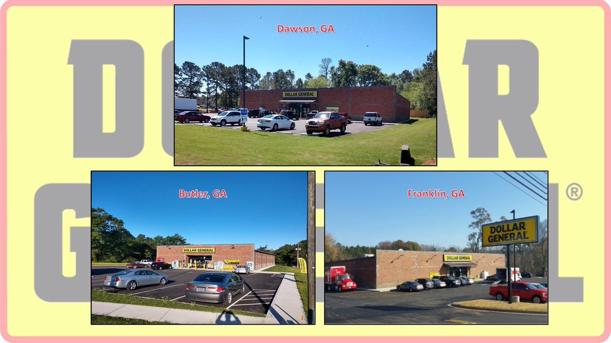CypressCommRE's tweet image. 3 ALL BRICK- Dollar General &quot;PLUS&quot; relocation stores in Georgia listed for sale! Call James C. Harrison, III, CCIM, 803-834-7014 ext 1 for more information or visit our website cypresscommercial.com/brokerage/curr… #1031exchange #investmentrealestate #CypressRealEstate