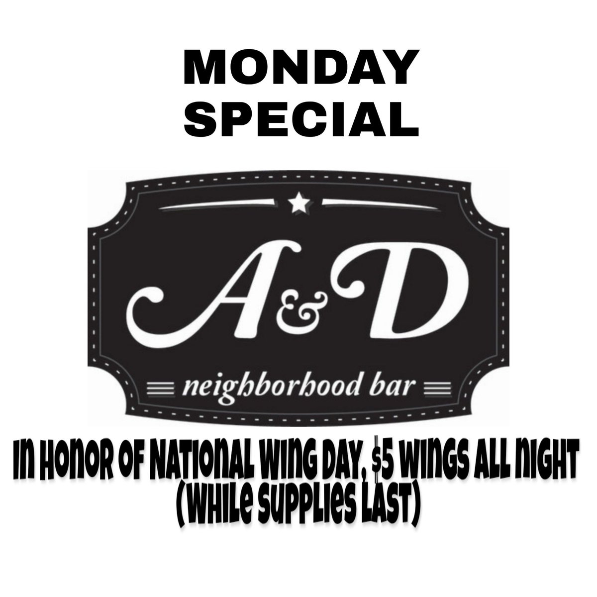 HAPPY HOUR SPECIALS ⠀⠀⠀⠀⠀⠀
MONDAY - SATURDAY ⠀⠀⠀⠀⠀⠀
5PM TO 8PM⠀⠀⠀⠀⠀⠀
$5 DRAFT $5 WINE $5 RAIL $9 HOUSE COCKTAILS⠀⠀⠀⠀⠀⠀
#happyhourdc #drinkdc #shaw #nightlifedc #datenight #cocktails #beer #drinklocal  #firstdate  #local #NationalChickenWingDay #wings