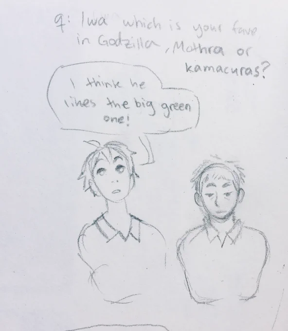 There was a haikyuu panel at #närcon2019, and they did a great job! It was fun, sweet and we had a great time, and i took the chance to sketch some good oikawa moments during it! (I dont know their social media handles, but if any of you sees this, we all loved it!) 