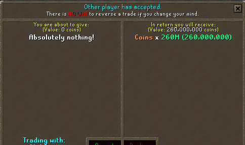 ZoonixSwaps's tweet photo. 260M OSRS -> 1404M RS3 https://t.co/4OdB9KC89v