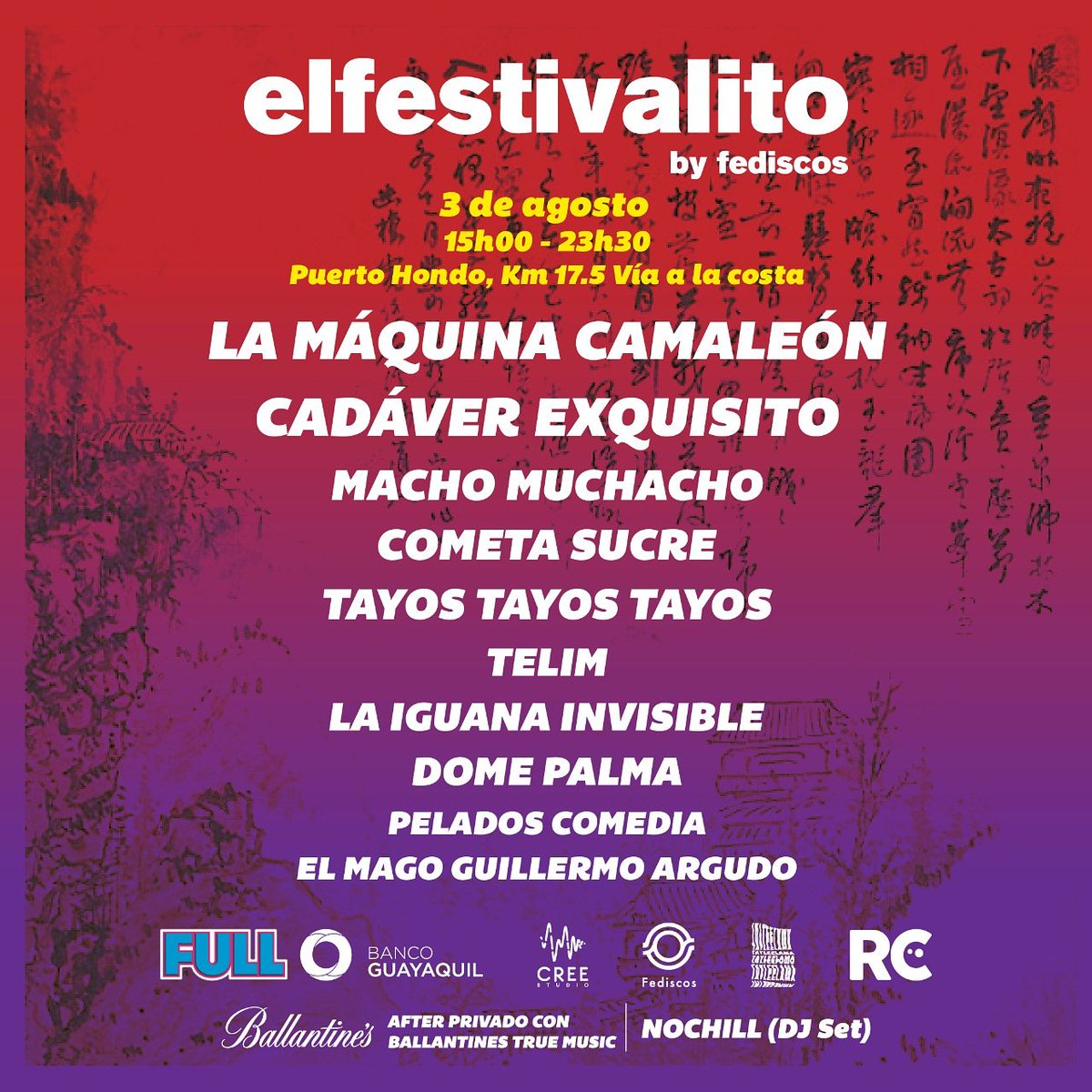 RT 🙏 ¡Vamos a El Festivalito este sábado 3 de agosto!⛩ Inscríbete aquí bit.ly/ElFestivalito y también gana entradas para <a href="/MusicAtThePatio/">Music at The Patio</a>