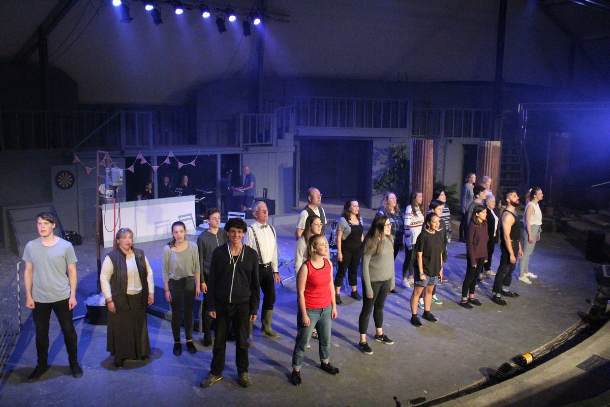 PeterCWatts's tweet photo. Spent the last 2 months laughing, singing, dancing and shearing sheep in some pretty spectacular company. Many thanks to everyone who came to see @Shearing_Gang on our travels round @StertsTheatre @PenleeTheatre and @TrebahTheatre - it's been an absolute riot. https://t.co/KlcgVKl5FZ
