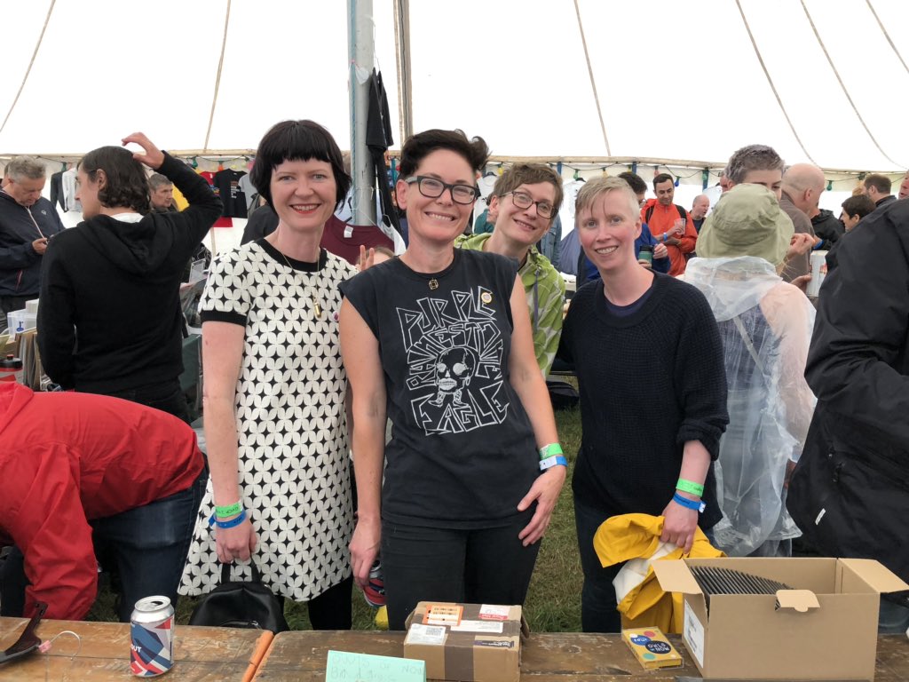 owlsofnow's tweet photo. Ginormous @IndietracksFest come-down today. Thanks to everyone that came to see us in the tiny church and big love to all the amazing performers who gave us all the feelings ❤️😭🌧🌈 https://t.co/tgd88saOjk