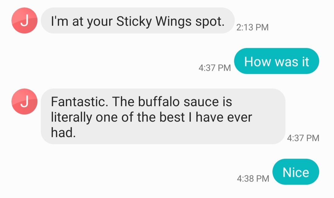 Since it's #NationalChickenWingDay told my brother <a href="/jeremy__reid/">Jeremy Reid</a> about <a href="/StickyWings/">StickyWings</a> when he was in England a few weeks ago...