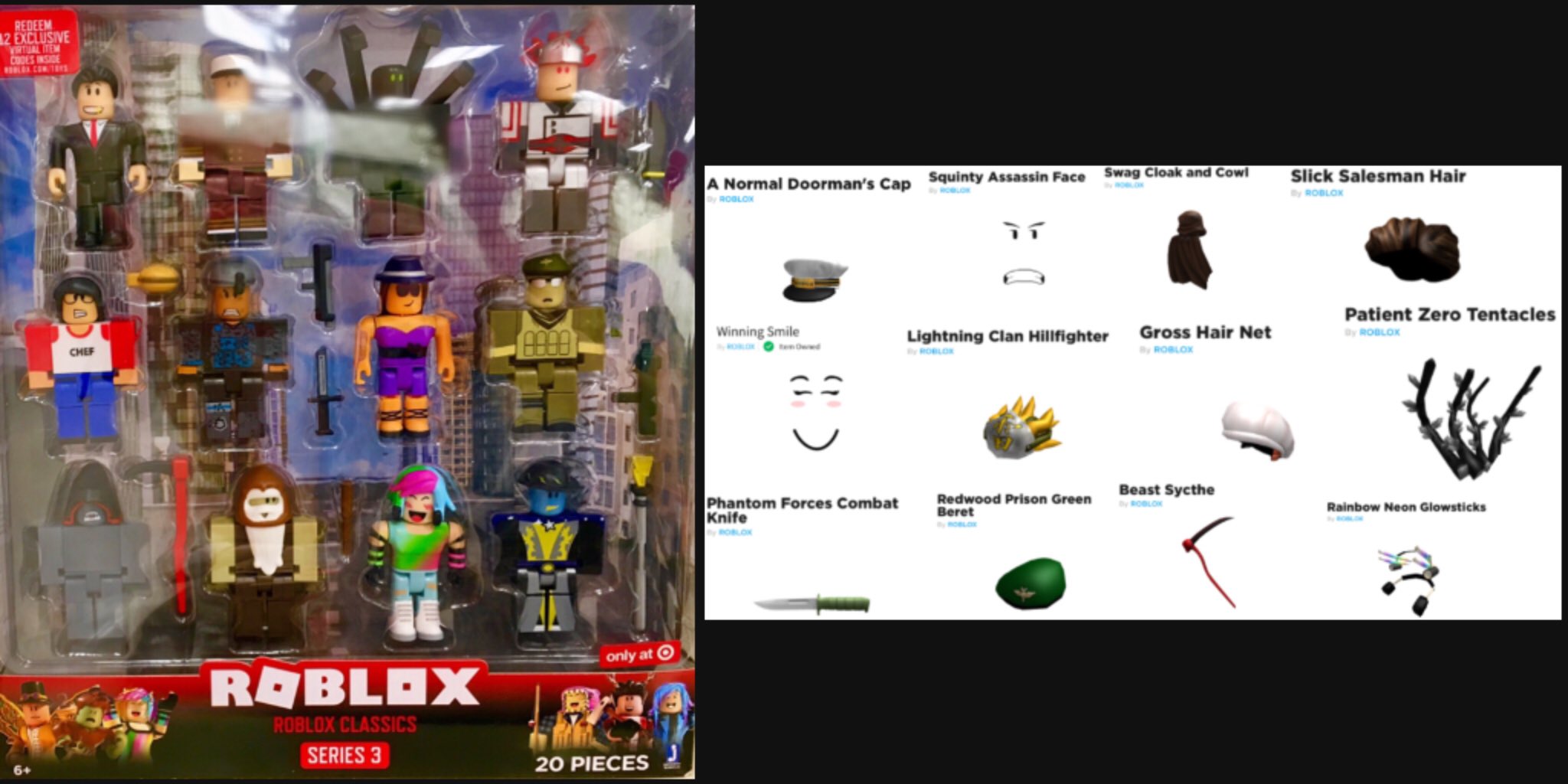 Roblox Figure, Series 3 Phantom Forces (NO CODE)