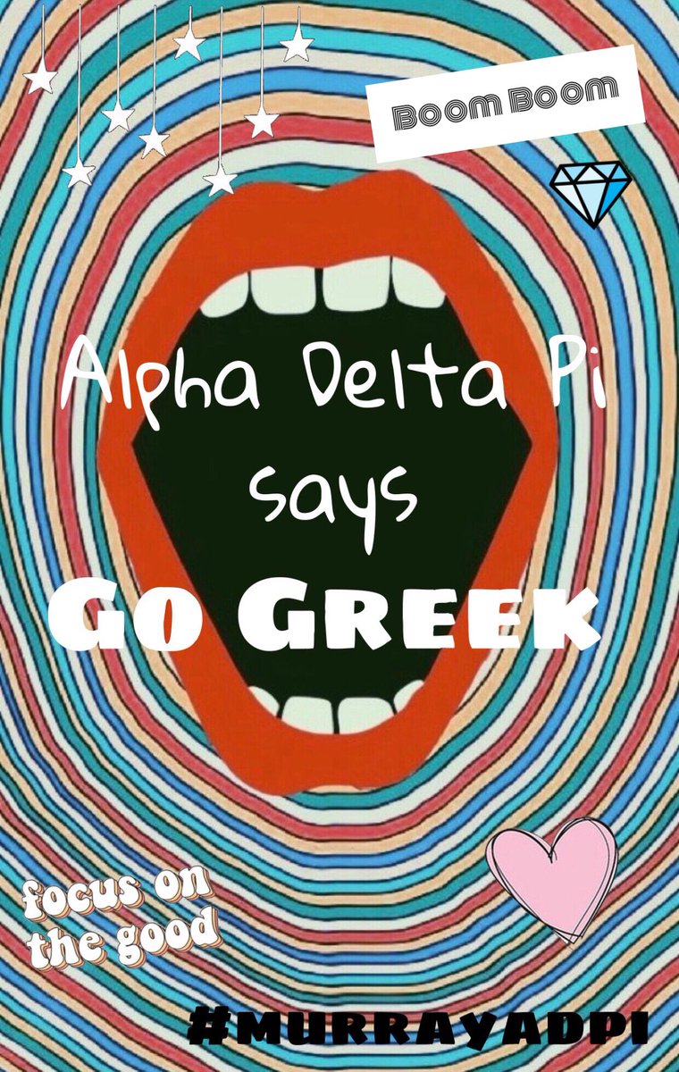 Only 3 days left to sign up for recruitment!! Use the link in our bio, Go Greek, you won’t regret it! 🌟🌟#murrayadpi #gogreek