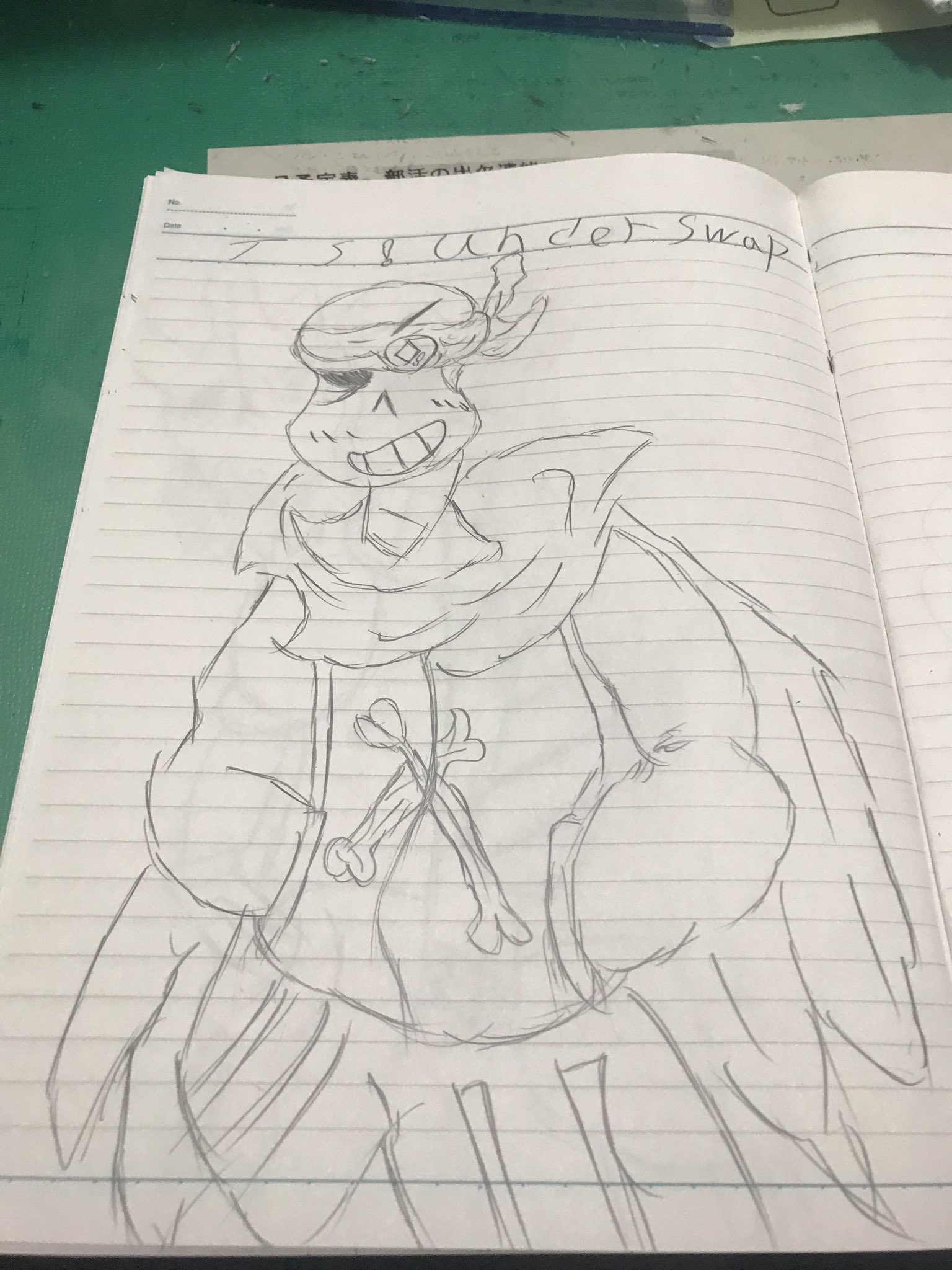 何にでもラー油を入れるきょざま ガスターブラスターの書き方忘れてしまった Sans君2人組 Sans Undertaleau 雑落書き