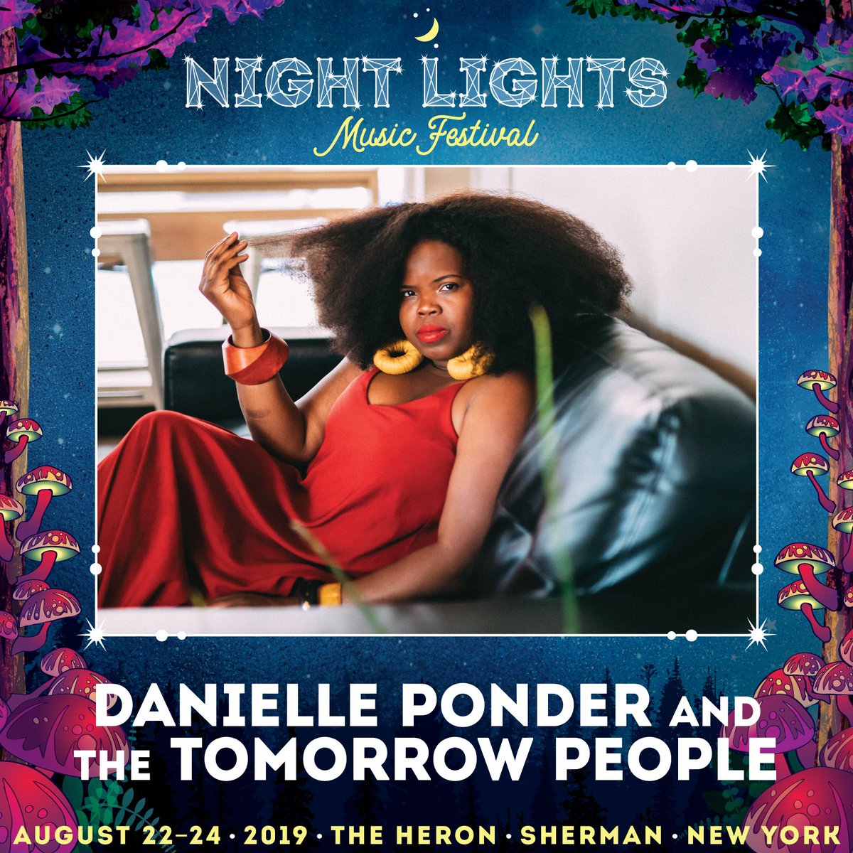 Night Lights '19 is honored to Welcome Home @danielleponder1 for two sets! Be sure to catch a special tribute to the Women of Soul and get all the feels! For more info about tickets, lineup and more visit nightlightsfest.com

#nightlights2019 #nlmf19 #welcomehome #teamshweezy