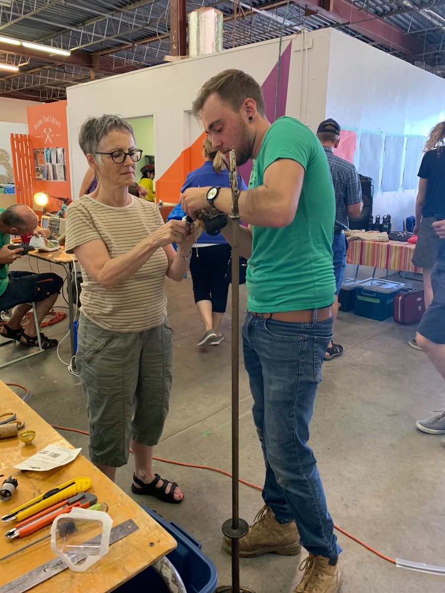 yowtoollibrary's tweet image. Just a few of the fixes we did at Saturday's #RepairCafe! Our most popular fixes always seem to be irons, fans and hair dryers! 

Shoutout to @SylvieOptician who was there fixing eyeglasses and sunglasses! #ToolLibrary 😎👓🕶️