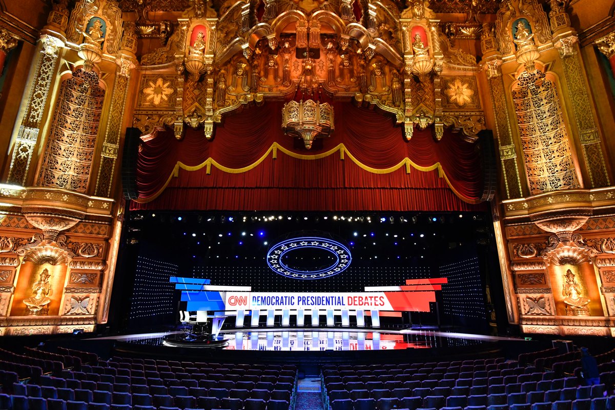 The stage is set for CNN’s Presidential Debates in Detroit. Tune in Tomorrow, Tuesday July 30th and Wednesday, July 31st at 8pmET.
#DemDebate
