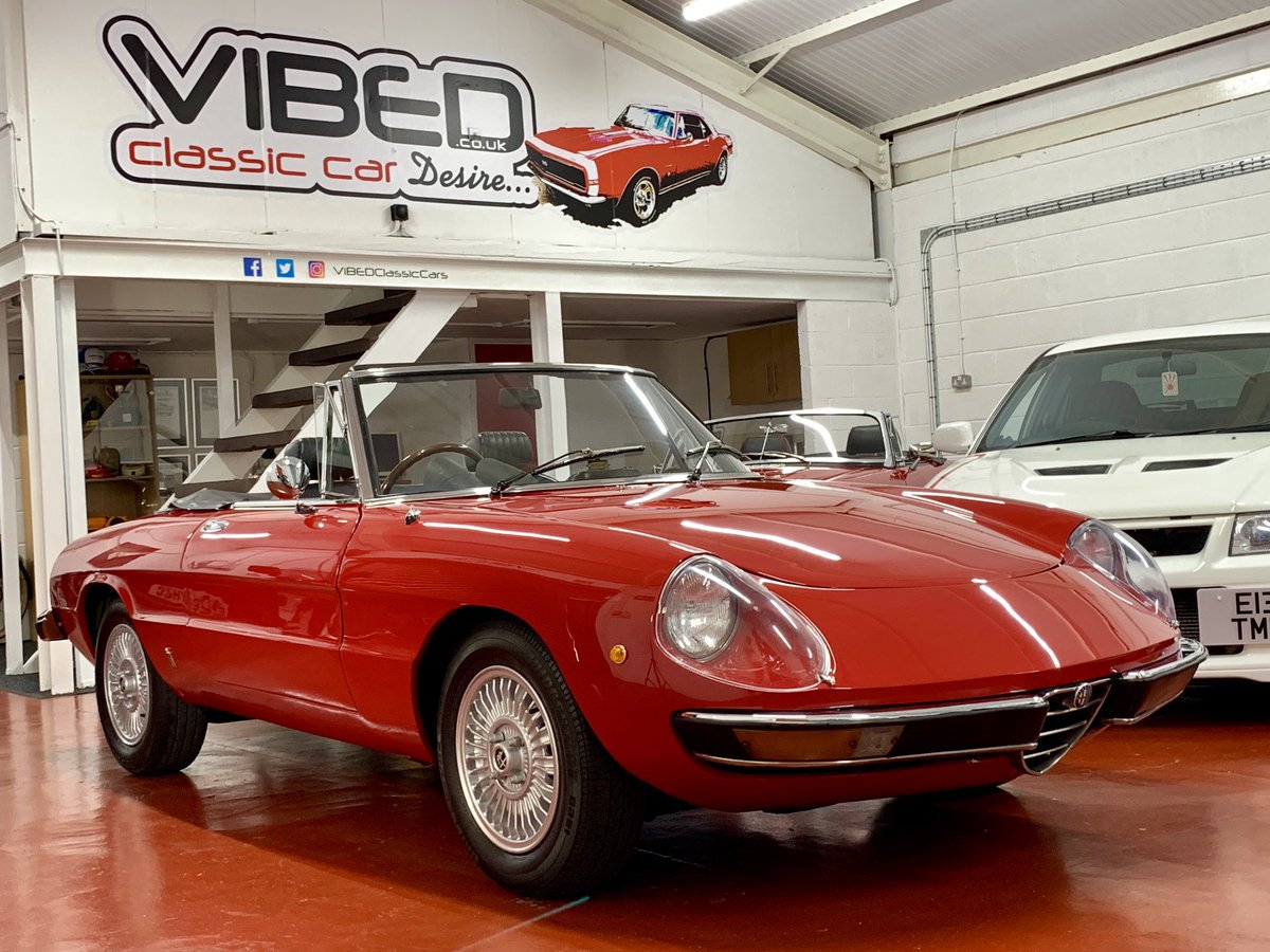 VibedClassics's tweet photo. AVAILABLE NOW... Alfa Romeo 2000 Spider Veloce S2 😍 Rare UK Supplied RHD Car With Incredible Documented History, Stunning Example, Full Details and HD Pictures at https://t.co/i2aNNaWRJh #alfaromeospider #classicalfa #classiccars #velocealfaromeo #alfaownersclub https://t.co/uhq8nhPNf2