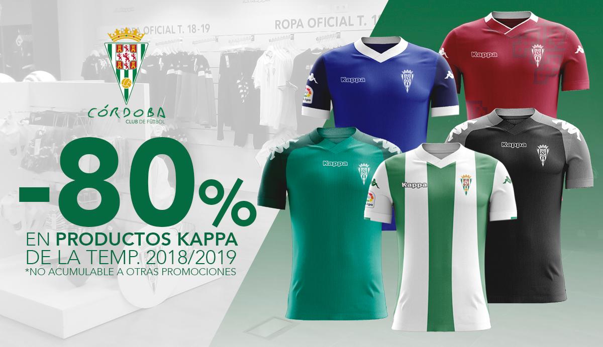 Córdoba CF on "ℹ️ Oferta en la tienda oficial del club. Hasta el 80% de descuento en camisetas de Kappa. El horario ⏱️ de la tienda es de h