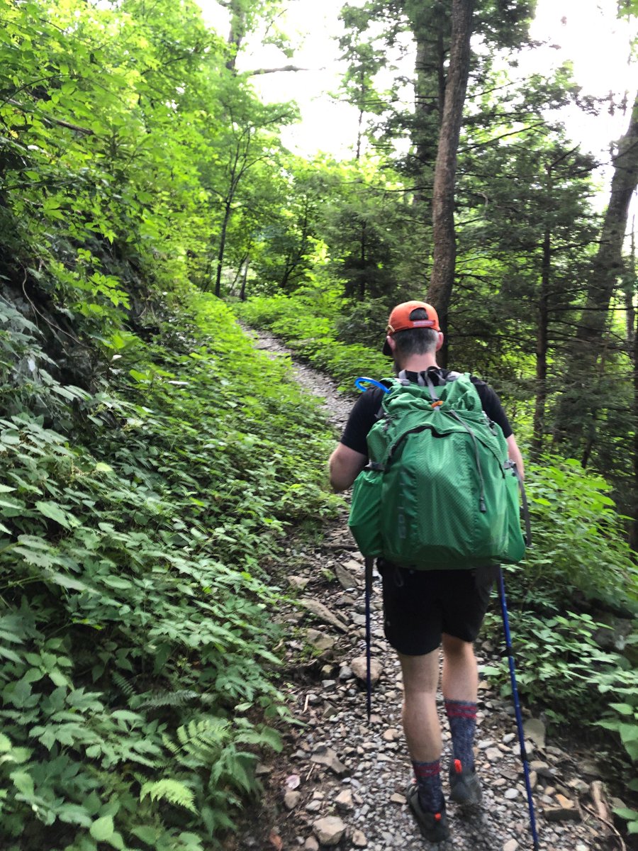 RustyMcKie's tweet photo. This past weekend, I got to do a day hike with one of my best buds! @davidsowens and I had a great time prepping for our Grand Canyon hike this fall! #GrandCanyon #Training #MtCammerer https://t.co/6fxI9RvTet