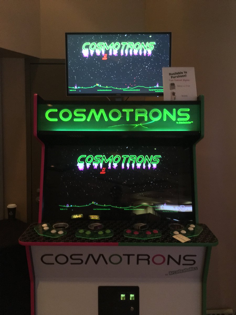 Follow the indie arcade games you played at #CAX! <a href="/armedgelatinous/">Armed and Gelatinous</a> from <a href="/three_flip/">Three Flip Studios</a>| @killerqueenarcade &amp; <a href="/goBlackEmperor/">Black Emperor Arcade</a> from <a href="/bumblebeargames/">BumbleBear Games</a> | @SSDTouchdown from <a href="/TippingGoat/">TippingGoat</a> | <a href="/CosmotronsGame/">Cosmotrons</a> from Arcadeaholics