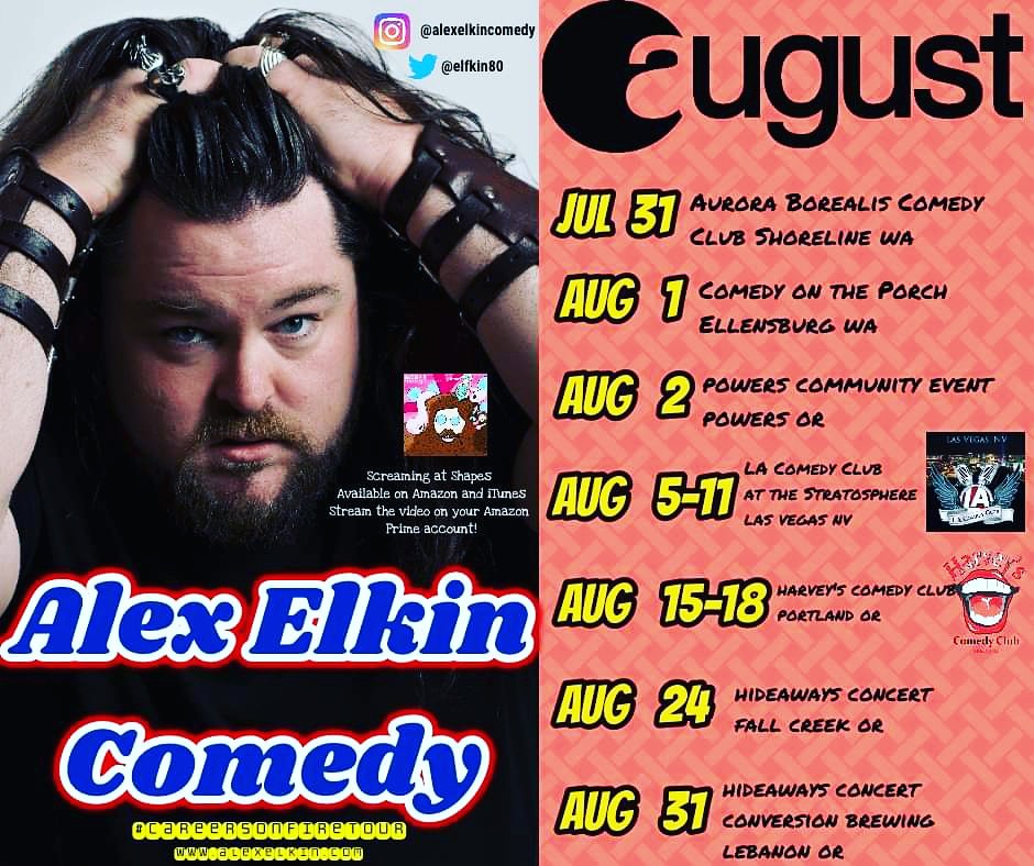 elkcomedy's tweet photo. Fux wit it. #careersonfiretour #standupcomedy #ScreamingAtShapes @HarveyComedyPDX @PorchSteakhouse @LAComedyClub @conversionbrew1 https://t.co/qTqzhcR7CO
