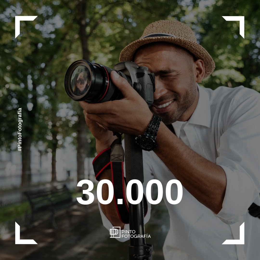 Esperamos que cuando logres tus primeras 30.000 Pintografías estés tan feliz como nosotros de tener nuestros primeros 30.000 seguidores en nuestra página en Facebook. ¡Vamos por más Pintógrafos! 

#PintoFotografía