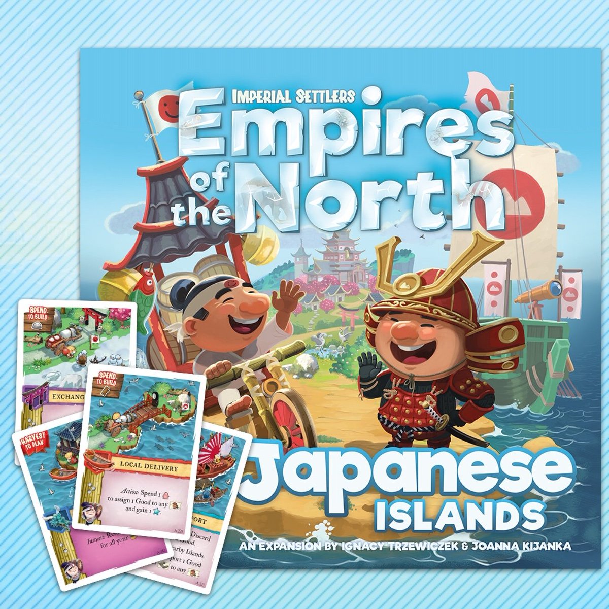 Portal Games meldt dat Empires of the North op #Spiel19 meteen al wordt uitgebreid met Japanese Islands: portalgames.pl/en/portal-game…