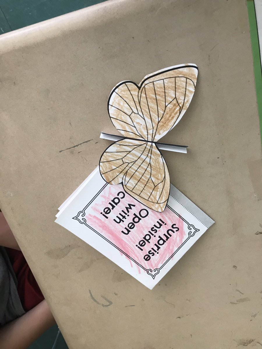 We used <a href="/MysterySci/">Mystery Science</a> today to learn about a butterflies coloring and habitat! We even made and wrote about butterflies of our own! <a href="/FdaleSumrUpdate/">JeanMarie Papillo</a>