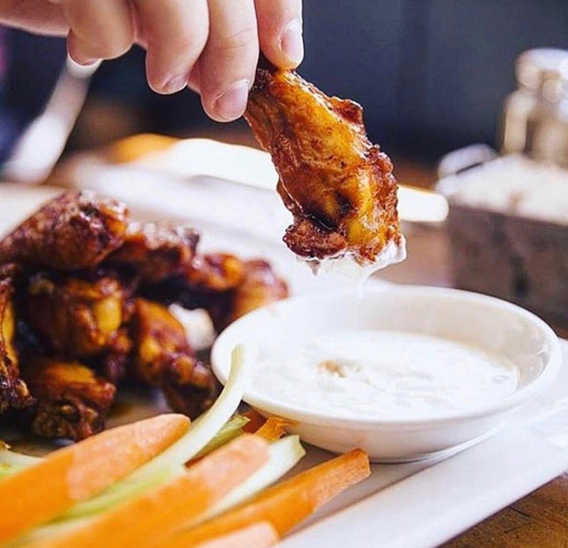 983bk's tweet photo. Celebrate #NationalChickenWingDay with the best wings in Bushwick! 🍗 📸 @infatuation https://t.co/OeX3Q6YVkA