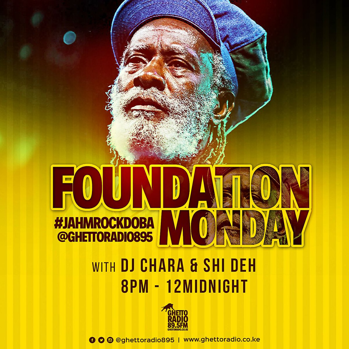 Tunawakilisha ndani ya 
#JAHMROCKDOBA
<a href="/GhettoRadio895/">Ghetto Radio</a> 
<a href="/CharraDeejay/">Deejay Charra</a> 
@_shideh