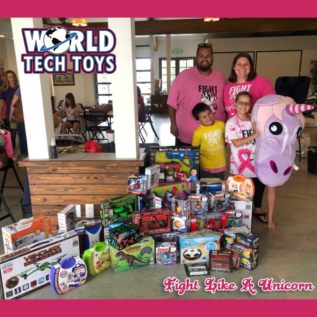 We're a bunch of kids at heart here at World Tech Toys, so when we heard about Addison Rivera's story it really resonated with us. 
Click the link for full story.

instagram.com/p/B0W9AOogbXx/…

signalscv.com/2019/07/local-…

#beatcancer #charity #cancerwarrior #cancersucks #keepfighting