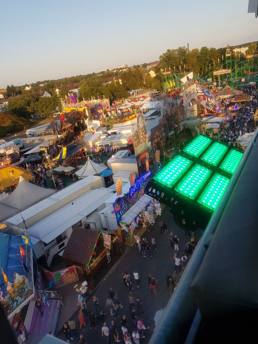 xTheMicha's tweet image. Aussicht auf die #Annakirmes2019 von The Tower mit der #BloggertourDN unterstützt durch @diesehwelt