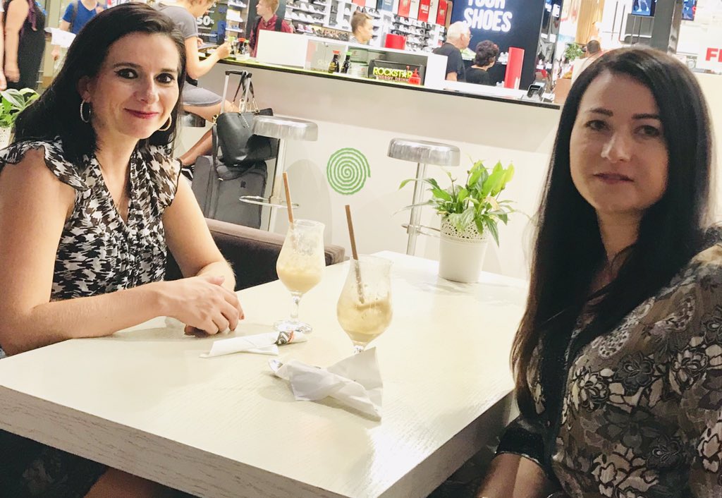 iwonalebiedowic's tweet photo. It was lovely meeting Monika🍨☕️ @pabtranslation today in #Krakow #PABTeam https://t.co/6kQpZq8KBC
