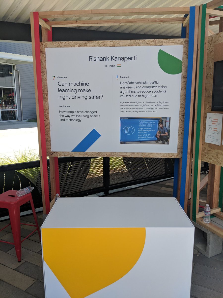 MJMadda's tweet image. Some of the amazing projects presented at the @googlescifair! From machine learning to tree vibration energy to water reuse! #edchat #googlesciencefair