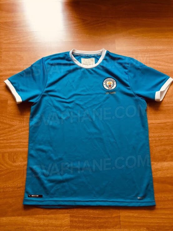 man city 125th anniversary shirt