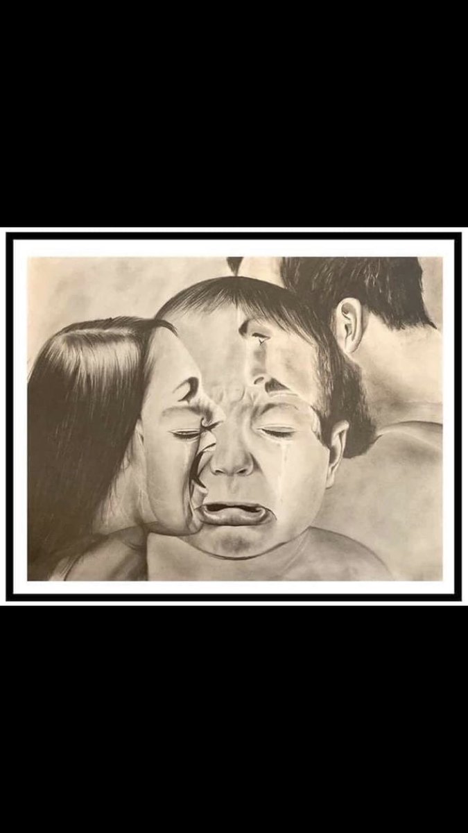 Saw this on another social media site. Such a powerful image perfectly capturing the impact of domestic abuse on children #thinkchild