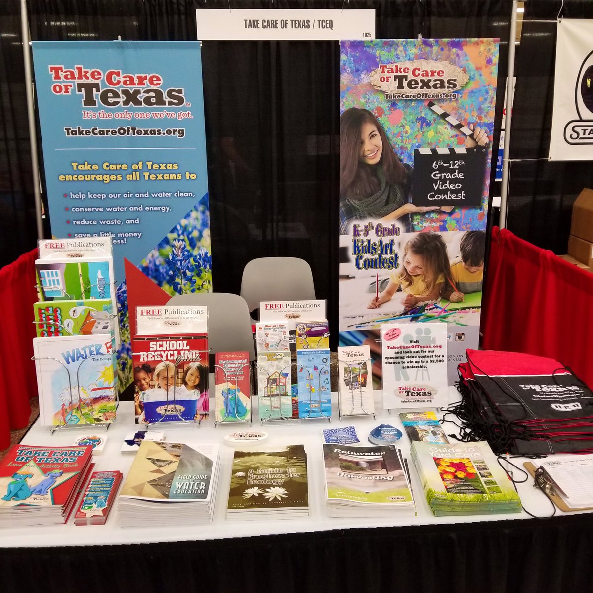 TakeCareOfTX's tweet photo. We’re in Corpus Christi at the 2019 @AgTeachersAssoc Conference. Stop by and see us in Booth 1025! #VATAT https://t.co/dgiOD0HIpl