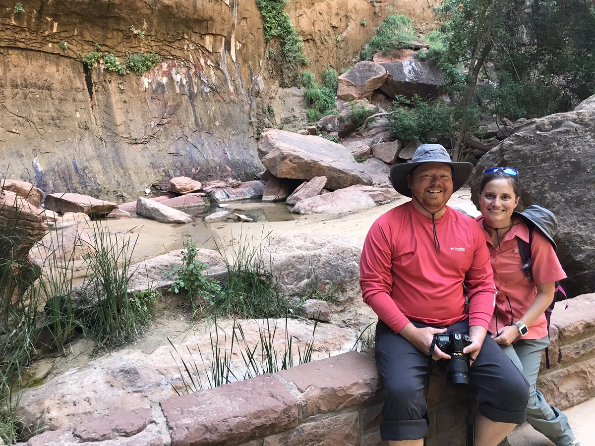 PhysicsEaton's tweet photo. Epic road trip this summer: Albequerque NM, Glen &amp; Bryce Canyon UT, Zion NP UT, Grand Staircase Escalante UT, and Pagosa Springs CO - All to celebrate our fourth wedding anniversary on July 4th! #LionsAtPlay #NationalPark #nationalparks https://t.co/fBetzPclzf